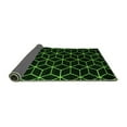 thumbnail image 2 of Ahgly Company Indoor Rectangle Abstract Green Modern Area Rugs, 7' x 9', 2 of 4