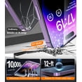 thumbnail image 3 of Protector de pantalla EZ-GLAZ para iPhone 14 Pro Max de 6.7 pulgadas, paquete de 4, 3 of 6