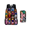 thumbnail image 4 of ROBLOX-mochila con estampado 3D para niños, bolso escolar de dos piezas para estudiantes de primaria y secundaria, 4 of 4