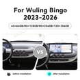 thumbnail image 3 of MOOKAKA 15.8" Smart Display Radio Audio Media Player for Wuling Bingo 2023 2024 2025 2026 Car Navigation GPS Upgrade Headunit Android Replacement 1080P Screen Carplay Accessories, 3 of 16