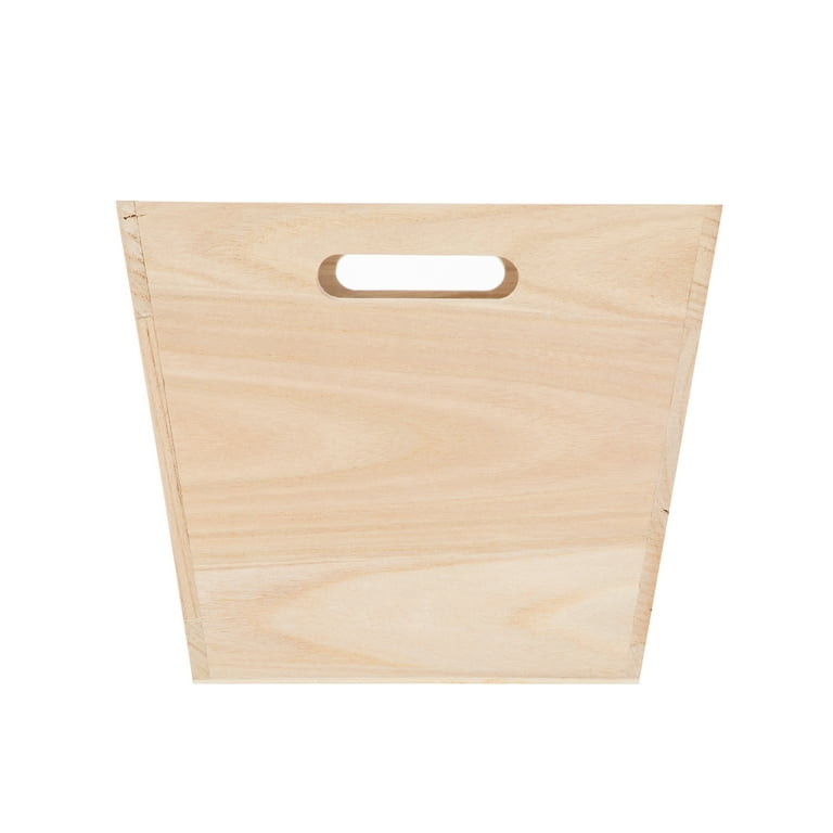 Your Zone Kids Natural Wood Storage Bin - Walmart.com