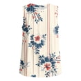 thumbnail image 5 of Fewfanhot Women's Tops, Tees & Blouses 4th of July Tank Top Patriotic American Flag Sleeveless Pleated Front Loose Top, 5 of 6