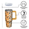 thumbnail image 3 of 30 Oz Halloween Tumbler with Handle and Straw, Witch Skeleton Cat Insulated Cup Tumbler, Halloween Holiday Gifts for Women Adults Teenagers, 3 of 5