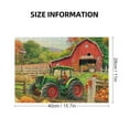 thumbnail image 2 of Shiartex  - Farmer’s Market, Jigsaw Puzzle, Farm Puzzle, Big Red Barn, Pumpkins 300 PCS, 2 of 6