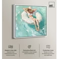 thumbnail image 2 of Relaxation in the Sea Canvas Classic Landscape Art by Art Remedy, White Frame, 24" x 24", 2 of 7