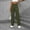 Army Green, variant on Womens Wide Leg Pants Sevevn Womens High Waist Button Stretchy Work Pants Straight Leg Pant Business Casual Trousers with Pocket