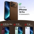 thumbnail image 7 of ouhos for iPhone 18 Pro Magnetic Silicone Case, Built-in Screen Protector, Full Camera Lens Protection, Shockproof Drop Resistant Slim Phone Cover, Pastel Lilac, 7 of 7