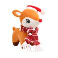 thumbnail image 3 of Reno de peluche navideño, juguete de peluche de reno, juguete de peluche navideño, linda mascota Marrón claro, 3 of 9