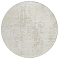 thumbnail image 2 of Addison Rugs Chantille Indoor/Outdoor Transitional Abstract Ivory Washable Round Rug, 8' x 8', 2 of 6