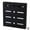 black, variant on Ruifaya Black (E)$Plastic supplies wall-mounted fruit knife storage box storage rack knife rack household punch knife holder kitchen knife
