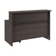 thumbnail image 2 of Arrive 60W x 30D Reception Desk with Drawers in Storm Gray - Engineered Wood, 2 of 11