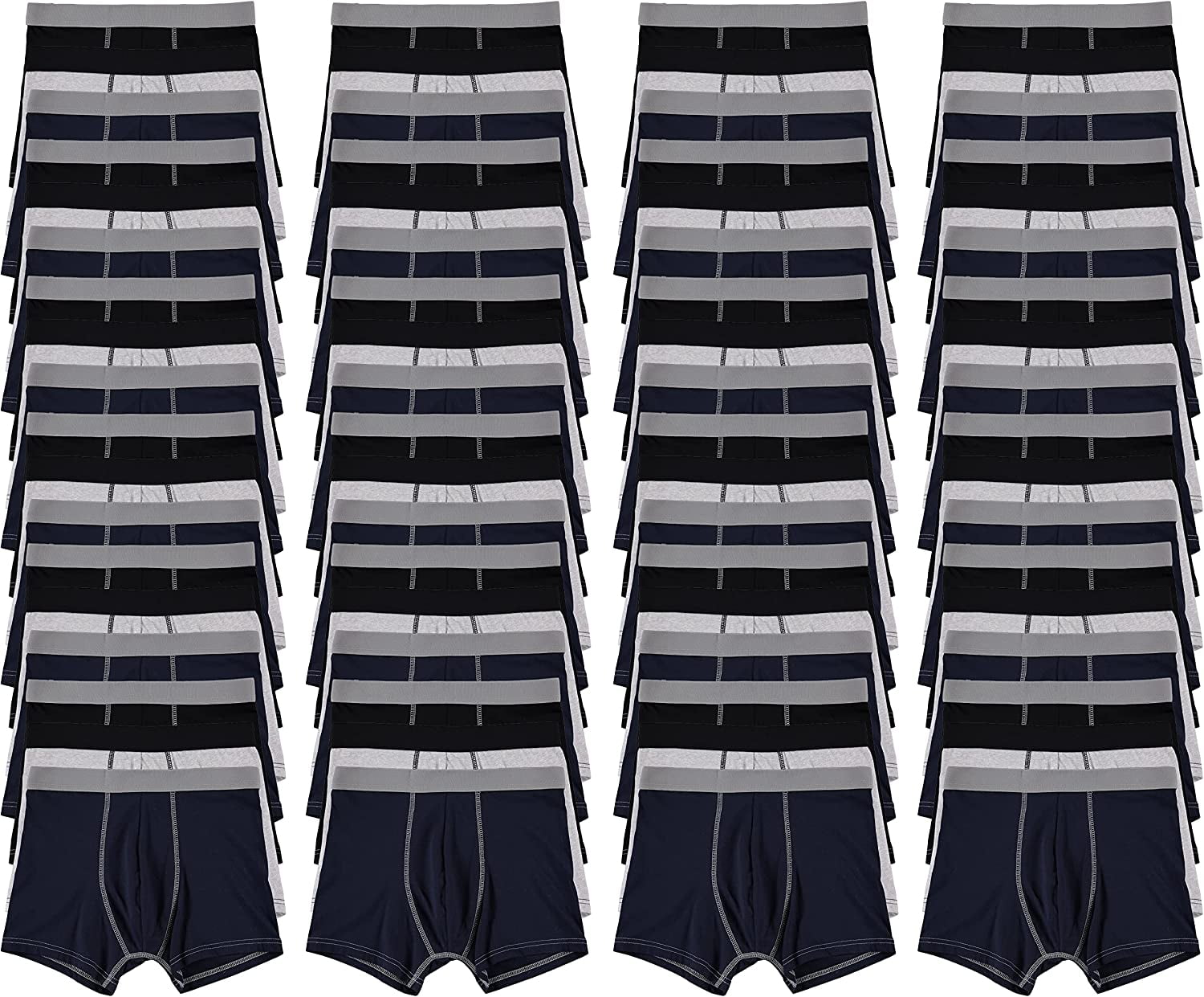 Yacht & Smith Mens Underwear Wholesale for Homeless Shelter Donations, Bulk Boxer Briefs Cotton