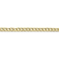 thumbnail image 3 of 10k Yellow Gold 4.3mm Curb Link Chain Necklace Pendant Charm, 3 of 9