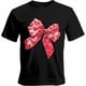 thumbnail image 1 of Camisetas informales de manga corta con lazo para hombre, camisetas gráficas para el Día de San Valentín, 1 of 8