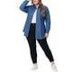 thumbnail image 2 of Camisas de talgrande pamujer Camide mezclilcon botones de cambray Azul Marino 4X, 2 of 5