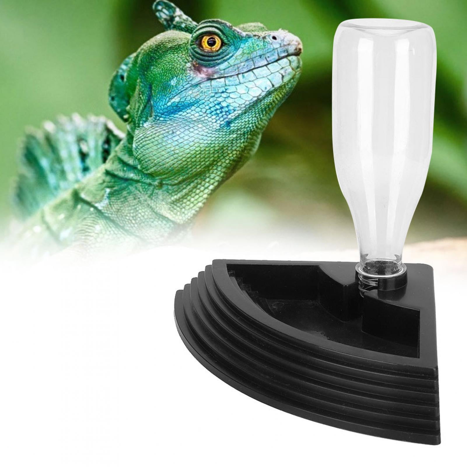 Fdit Reptile Waterer Pet Reptile Automatic Water Dispenser Drinking