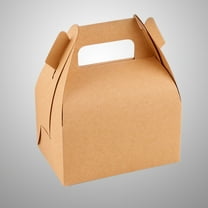 12pcs Kraft Paper Gable Treat Boxes Candy Gift Party Favor Box for Birthday Wedding Baby Festival