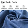 thumbnail image 5 of Vcatnet 4 Pieces Outdoor Conversation Set All Weather Wicker Patio Set Sectional Sofa Furniture with Coffee Table for Garden,Porch,Denim Blue, 5 of 7