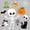 A Gray, variant on Manfei Cartoon Ghost Bed Sheets,Dark Aesthetic Halloween Full Size Sheets,4 Pieces,1 Flat Sheet,1 Fitted Sheet and 2 Pillowcases
