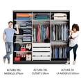 thumbnail image 4 of Ropero Closet Madesa Royale 3 Puertas Corredizas NB 2, 4 of 5