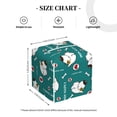 thumbnail image 4 of Yiaed Love Dog Print Tissue Box Cover, PU Leather Decorative Organizer for Tabletop, Bathroom, Car, Office Creative Decorative, 4 of 7