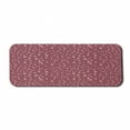 thumbnail image 1 of Abstract Computer Mouse Pad, Simplistic Style Randomly Arranged Dots Circles Illustration Pattern, Rectangle Non-Slip Rubber Mousepad Large, 31" x 12" Gaming Size, Mauve Taupe Champagne, by Ambesonne, 1 of 2