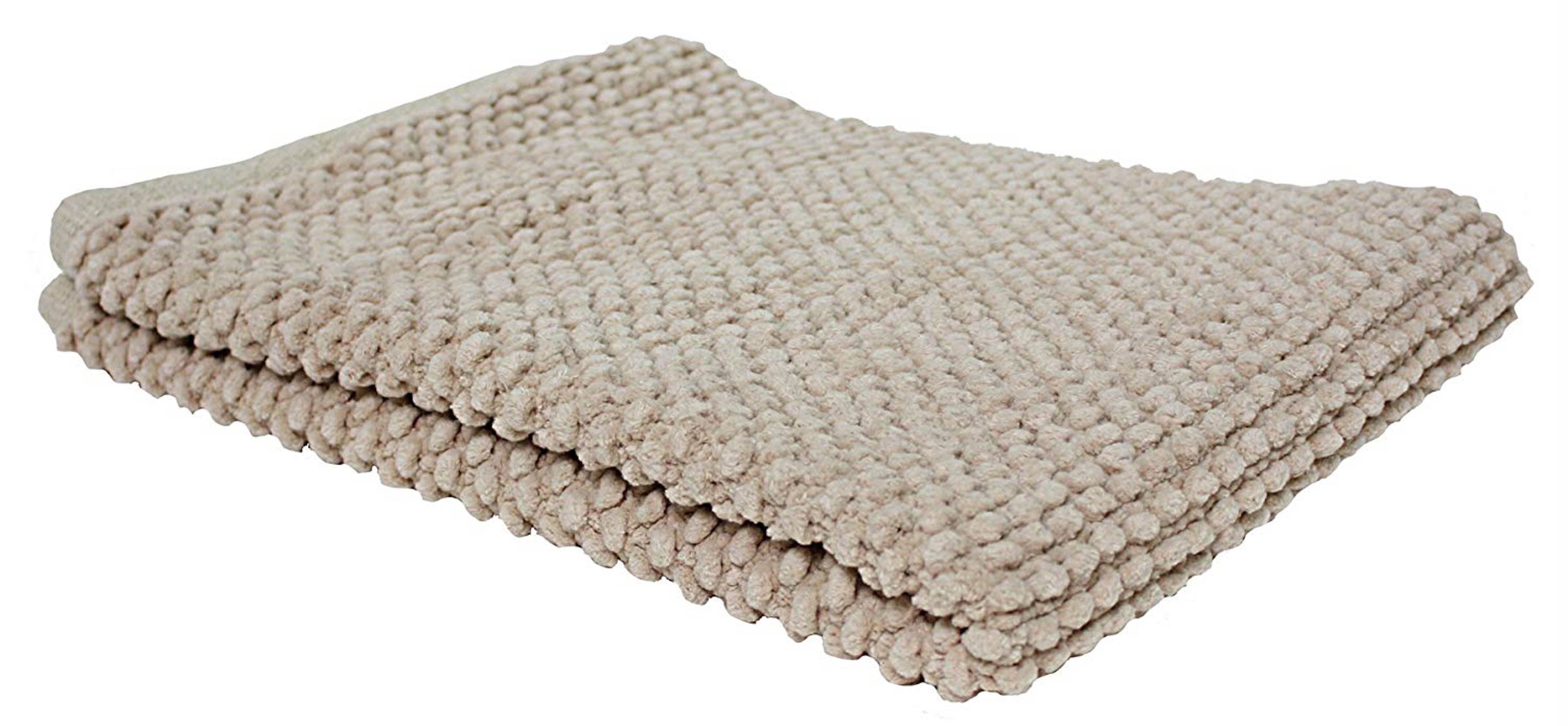 Linen Popcorn Bath Rug 22x30