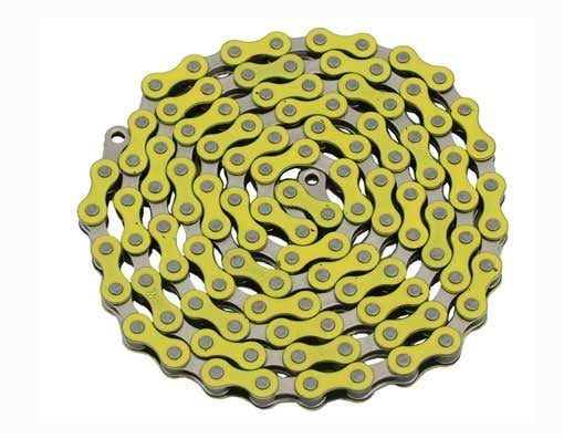 KMC Z410 Chain Yellow 1//8/" Track Fixed Gear Single Speed BMX 1-Speed Bike