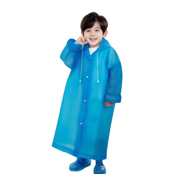 YingYouFu Thickened Cloak Raincoat, Portable Hooded Adult Poncho for Men Women Outdoor Hiking, Non Disposable Reusable Rain Gear for Cycling Camping