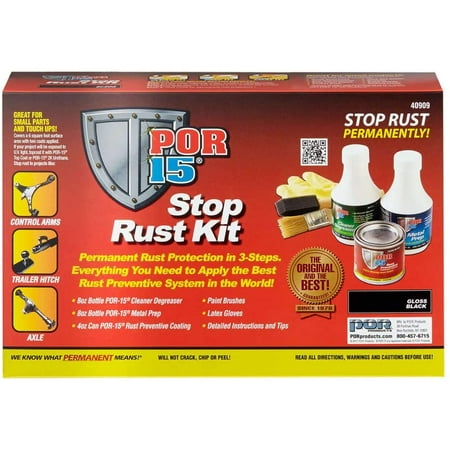 POR-15 40909: Stop Rust Kit Black