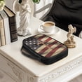 thumbnail image 3 of FKELYI Faux Leather Bible Cover with Zipper Pocket American Flag Cross Print Book Carrier Bible Bags with Top Handle Dust-Proof Scripture Protector for Prayer Outdoor Study, 3 of 6