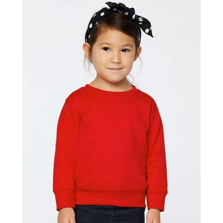 

Rabbit Skins Toddler Fleece Crewneck Sweatshirt