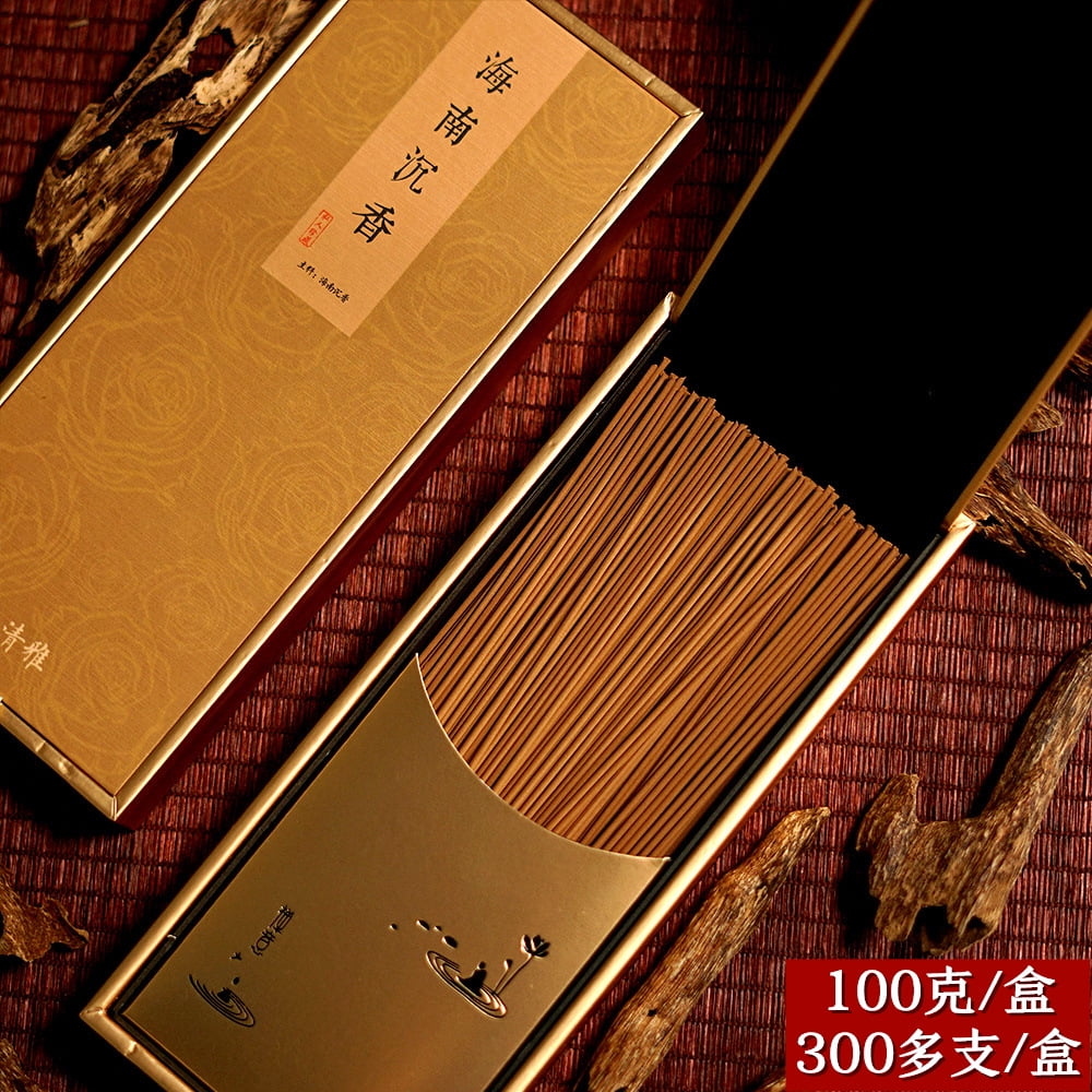Xiao Hua 100g Natural Premium Fragrance,Joss Sticks Incense,40mins,Chinese Classic Handcraft Recipe，Hainan Agarwood