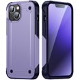 thumbnail image 1 of Funda para iPhone 14, doble capa de protección, a prueba de golpes, protección para pantalla y cámara., 1 of 5