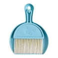 thumbnail image 1 of Mini Dustpan and Brush Set Keyboard Brush Desktop Cleaning Broom for Office Desk Blue, 1 of 9
