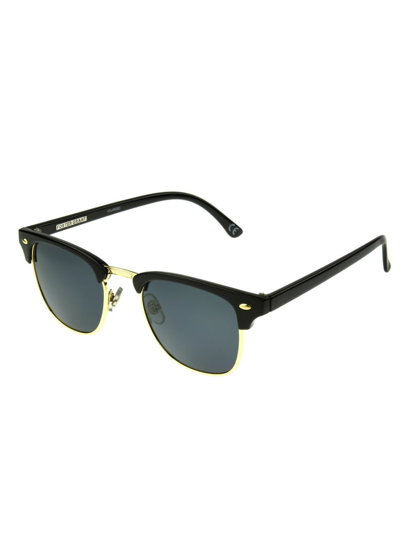 GRANT 

Stylish Black and Gold Sunglasses Foster Grant Square Fashion Sunglasses - Walmart.com main image 3