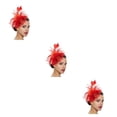 thumbnail image 2 of Minnieouse Tocados de boda con flores para el pelo, mano de obra exquisita, estilo Retro, fiesta, tocado nupcial, compromiso, malla, Clip grande Type1 NO1, 2 of 6