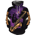 thumbnail image 3 of Sudadera con capucha para hombre, diseño de saxofón, estampado 3D, tendencia urbana, hip hop, otoño, manga larga, ropa de hombre de gran tamaño, 3 of 5