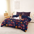 thumbnail image 2 of Erosebridal Boys Fire Engine Duvet Cover Set, Cartoon Truck Bedding Full, 3-Piece, No Comforter, 2 of 5