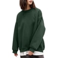 thumbnail image 1 of Timegard Sweat-Shirt Surdimensionné pour Femmes Col Rond Épaule Tombante Pull Automne Hiver Basique Décontracté, 1 of 9
