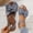 Gray, variant on Sandals for Women Bow Knot Flat Shoes Summer Open Toe Bohemia Comfortable Casual Bowknot Dressy Beach Flats Sandal Yellow 8.5(41)