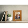 thumbnail image 2 of Our 20th Wedding Anniversary Picture Frame - 20 Year Anniversary, 20 Year of Marriage, Engraved Natural Wood Photo Frame Fits a 5x7 Vertical Portrait, or Hanging Wedding Picture Frame, 2 of 4