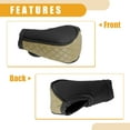 thumbnail image 6 of Unique Bargains 1 Pc Car Shift Knob Cover -  Automatic Car Knob Gear Sticky Protector Decorative - Faux Leather Beige, 6 of 7