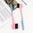 thumbnail image 5 of Awwp Clearance Sale Hair Brush Hair Brush Set Edge Brush and Comb for Edge Control Wig & Hair Brush Double Sided Hairline Brush Smooth Comb Groomin, 1 × Comb Hair Brush Pink, 5 of 5