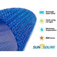 thumbnail image 4 of Sun2Solar Blue 18 ft. x 38 ft. Rectangle Solar Cover | 800 Series Style | Heat Retaining Blanket for In-Ground and Above-Ground Rectangular Swimming Pools | Use Sun to Heat Pool | Bubble-Side Down, 4 of 4