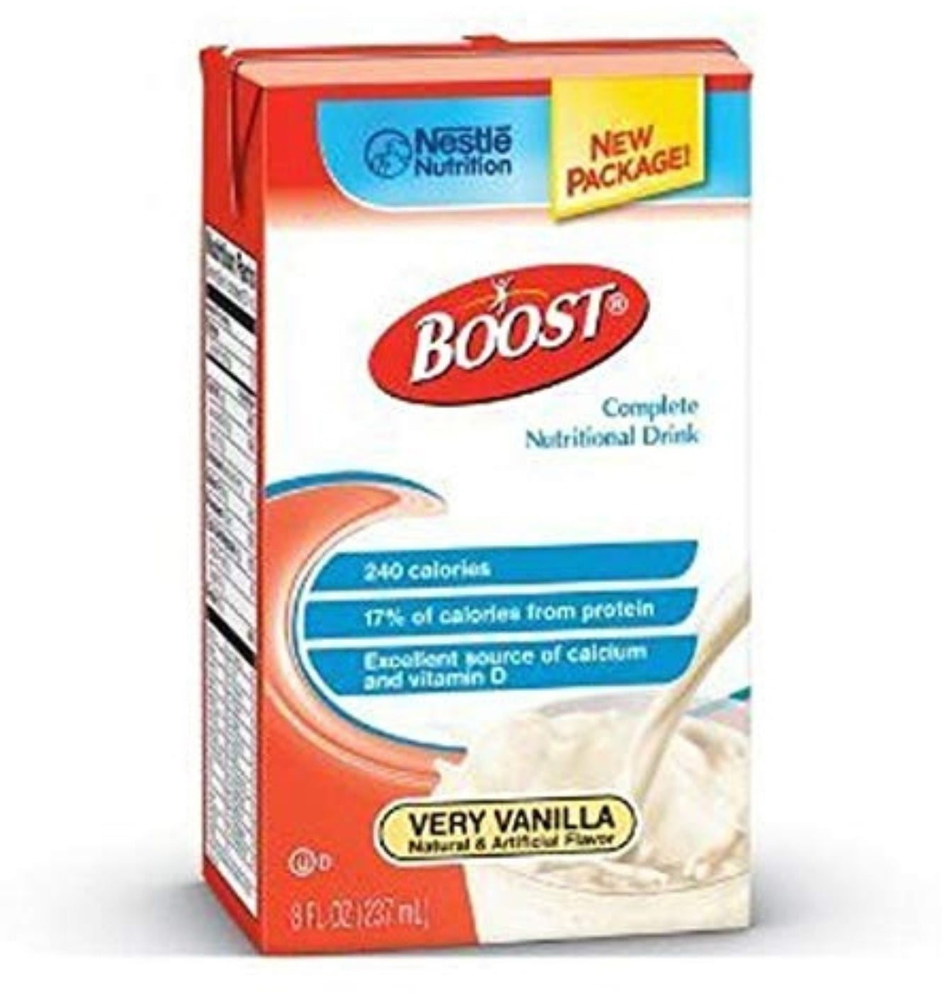 Boost Complete Nutritional Drink, Very Vanilla, 8 oz
