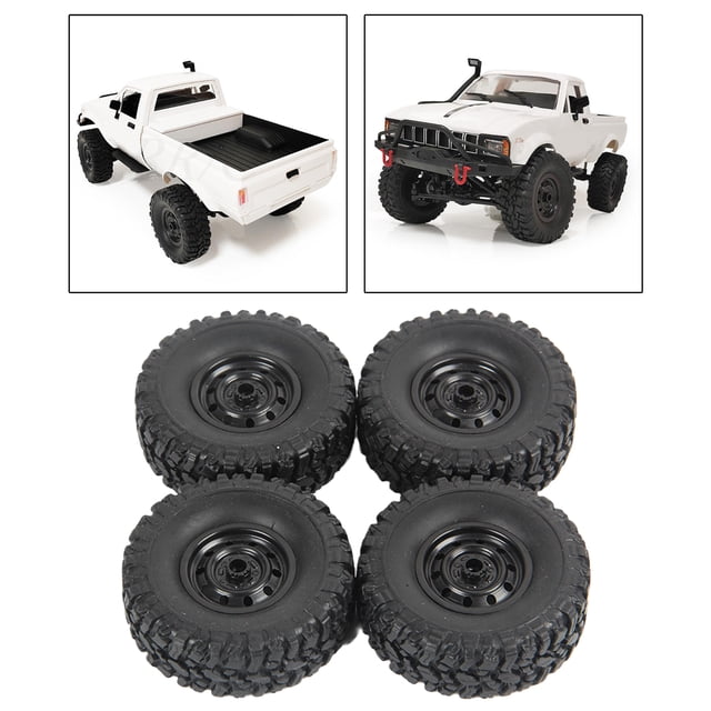 Neumáticos de goma Hugo Para coche RC WPL B14 B24 C14 1/12 4 Piezas