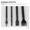 thumbnail image 4 of TABLZONE 4Pcs Leathercraft Punching Tool Set for Sewing Stamping with Practical Steel Design, 4 of 6