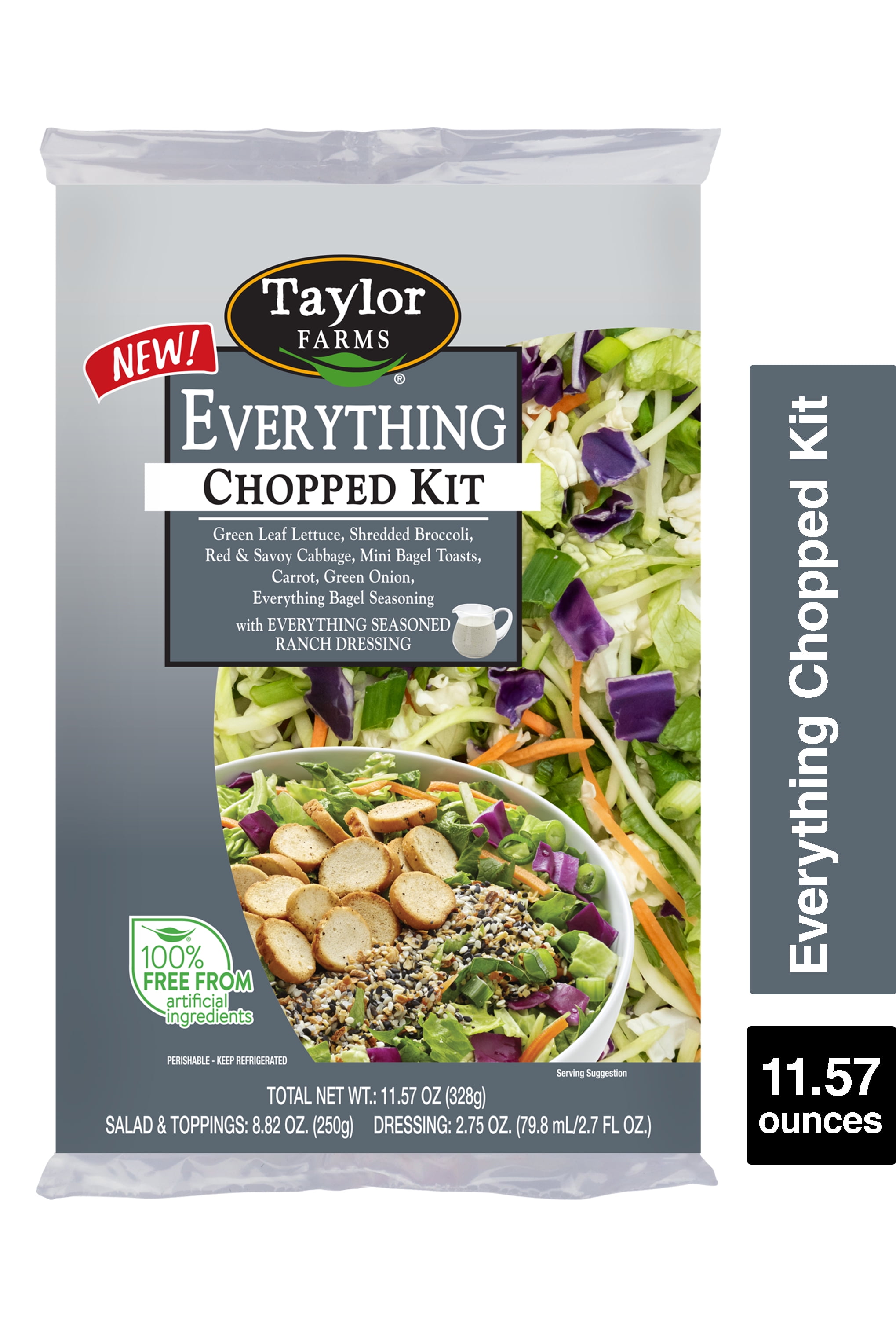 Taylor Farms® Everything Chopped Salad Kit 11.57oz Bag
