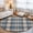 Beige, variant on Blue Plaid Washable Area Rug 8 x 10 ft Rustic Farmhouse Soft Non Slip Rugs Stain Repellent Indoor Felt Carpet for Living Dining Room Bedroom Home Office